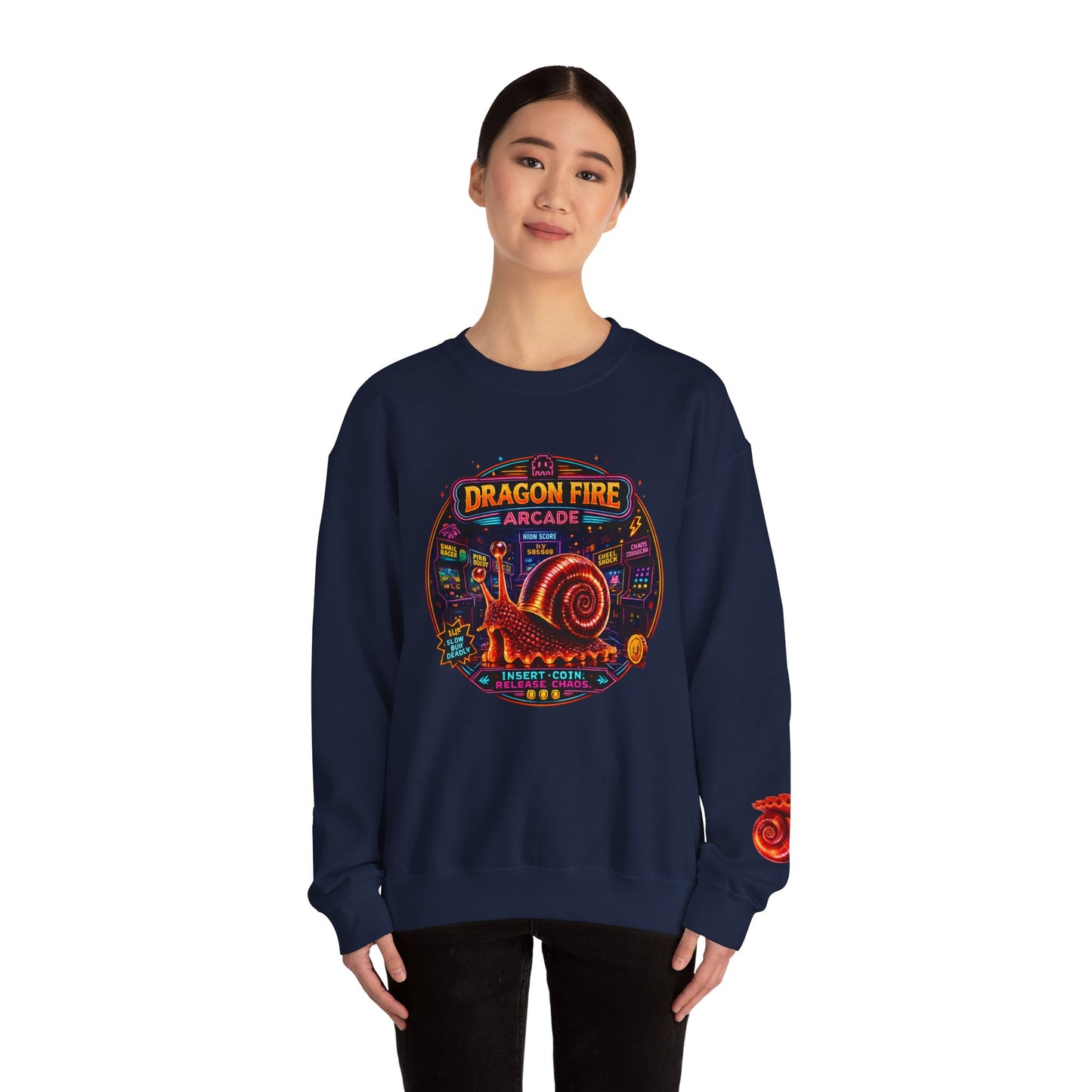 Dragon Fire Arcade Crewneck