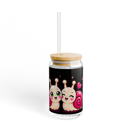 Snail’s Midnight Fault Glass Tumbler
