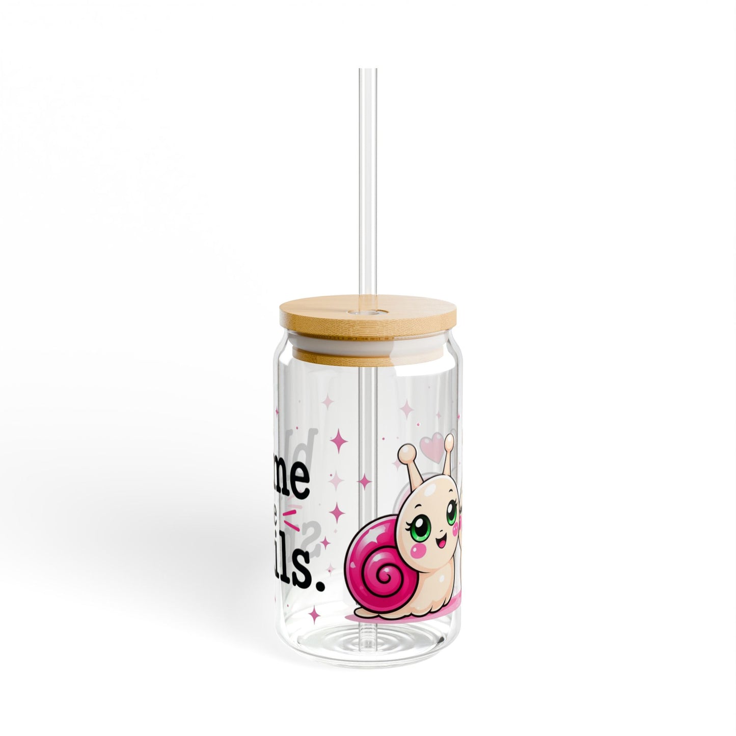 Snail’s Clear Fault Glass Tumbler