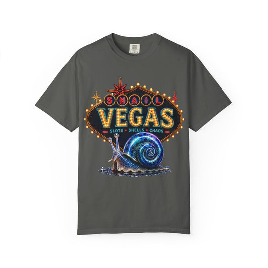 Snail Vegas Comfort Colors Tee 🎰🐌✨