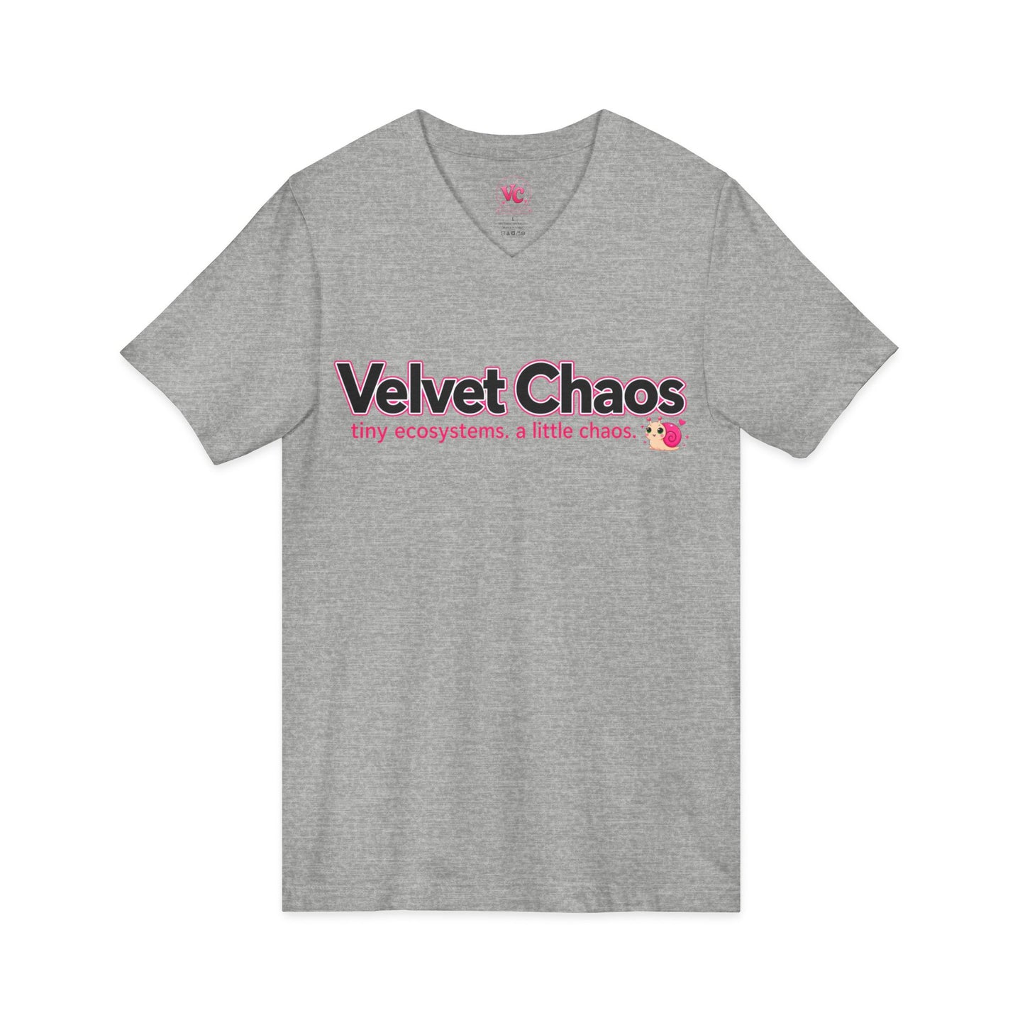 Velvet Chaos Classic V-Neck Tee