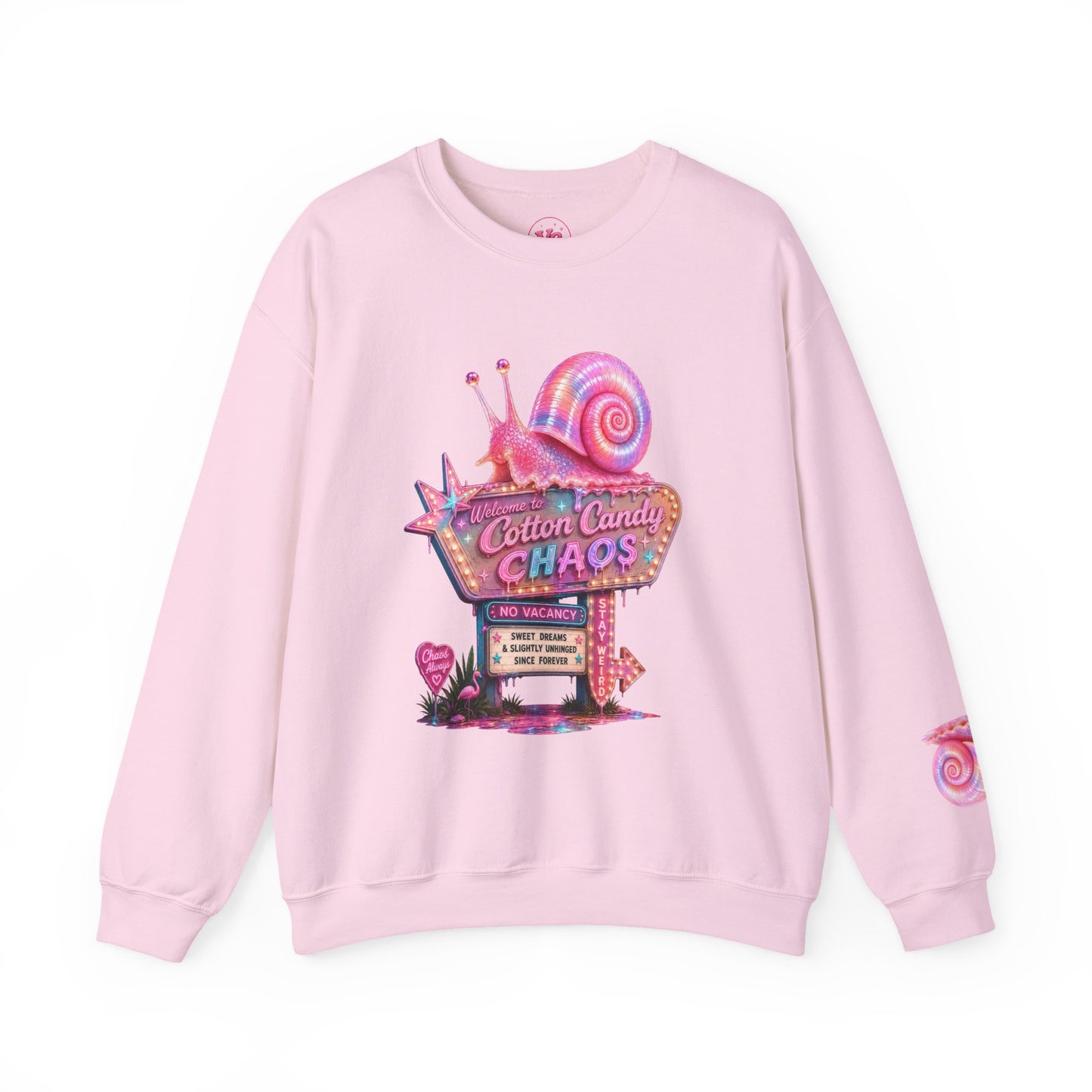 Cotton Candy Chaos Retro Motel Crewneck