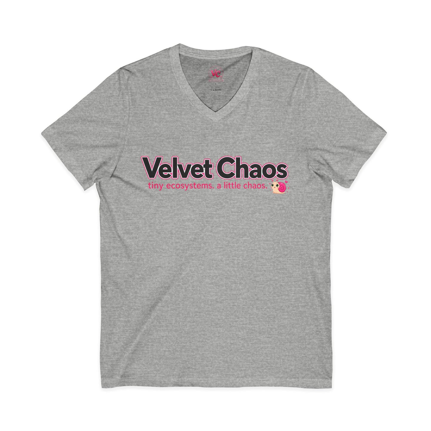 Velvet Chaos Classic V-Neck Tee