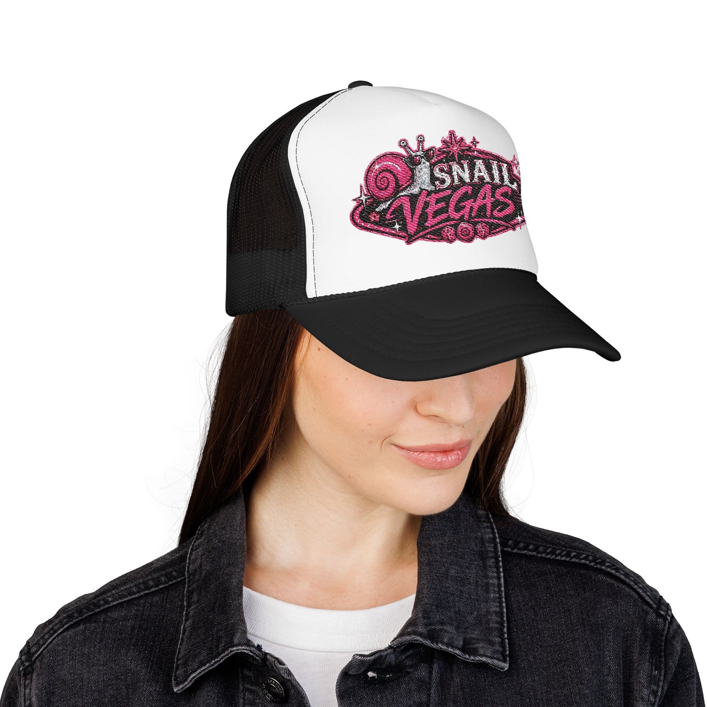 Snail Vegas Trucker Hat 🎰🐌✨