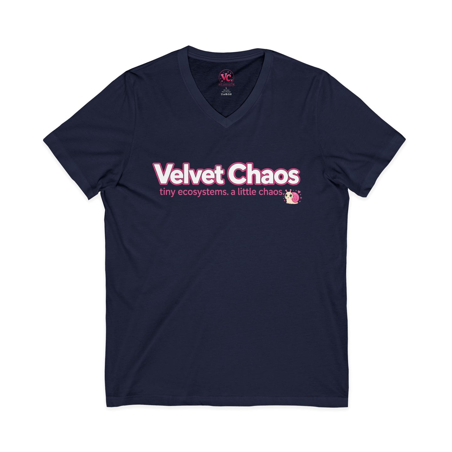 Velvet Chaos Classic V-Neck Tee