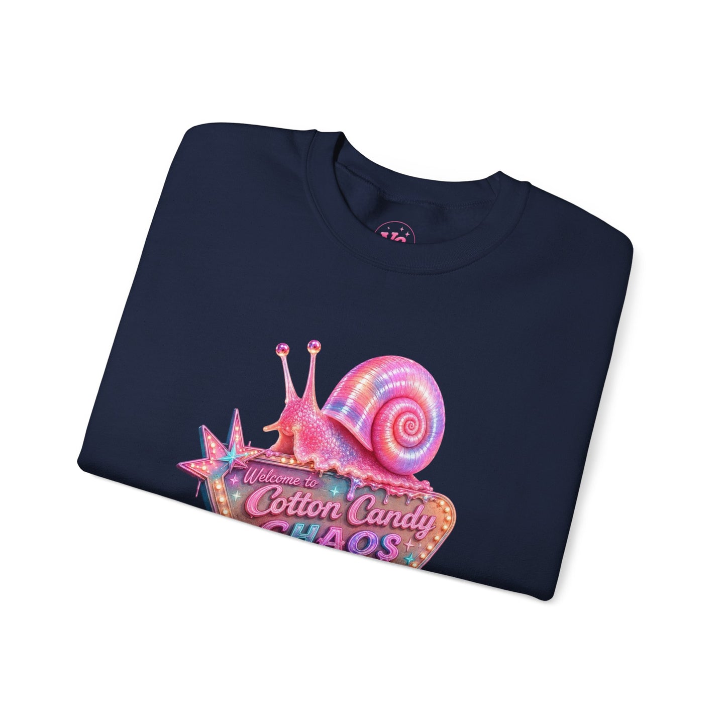 Cotton Candy Chaos Retro Motel Crewneck