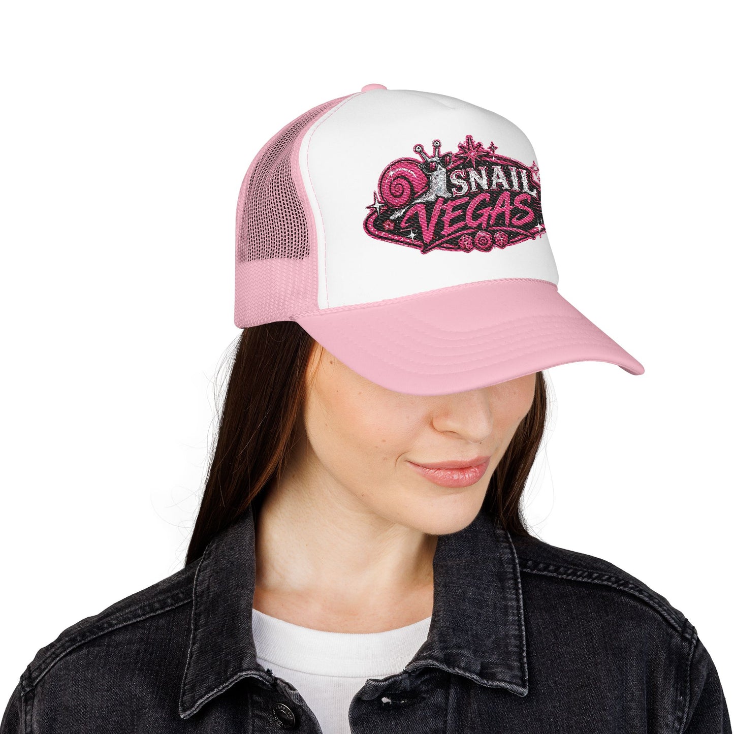Snail Vegas Trucker Hat 🎰🐌✨