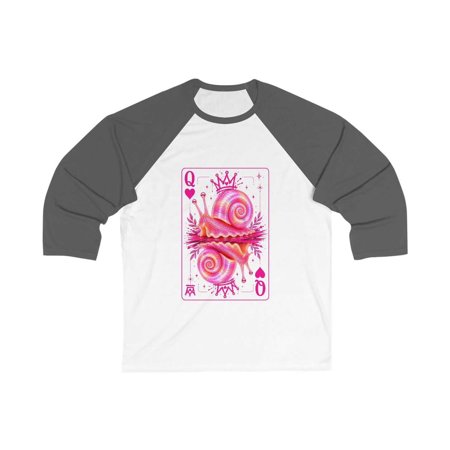 Queen of Hearts Ramshorn Baseball Tee