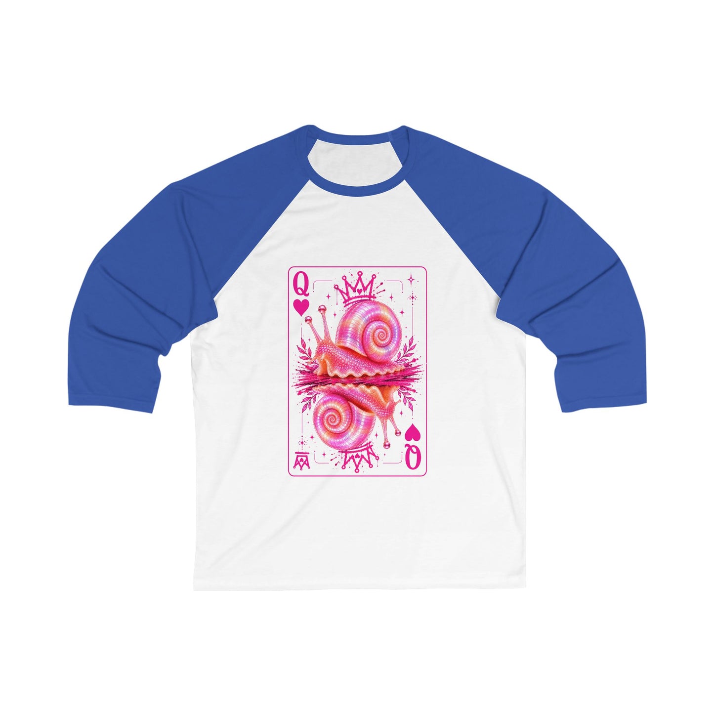 Queen of Hearts Ramshorn Baseball Tee
