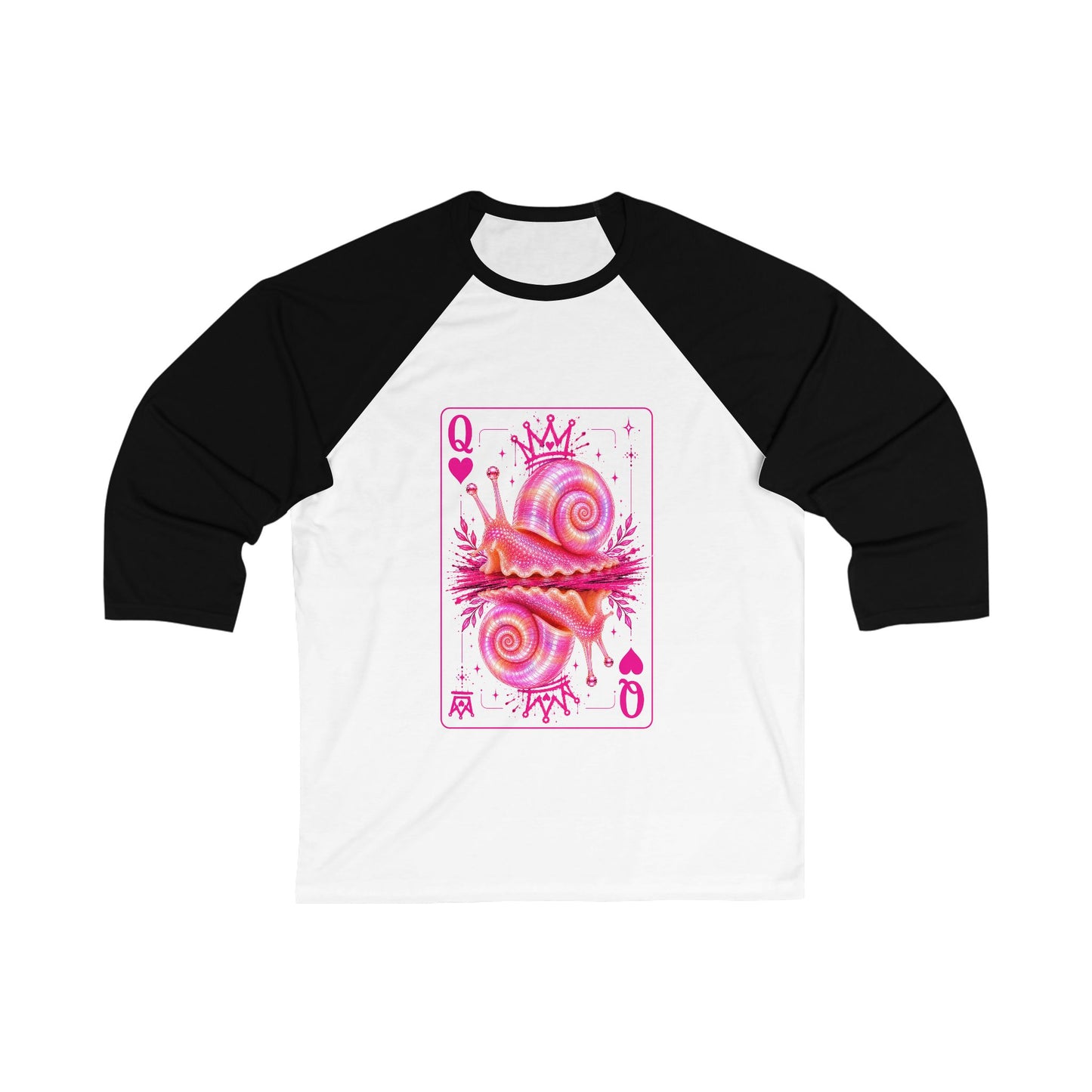 Queen of Hearts Ramshorn Baseball Tee