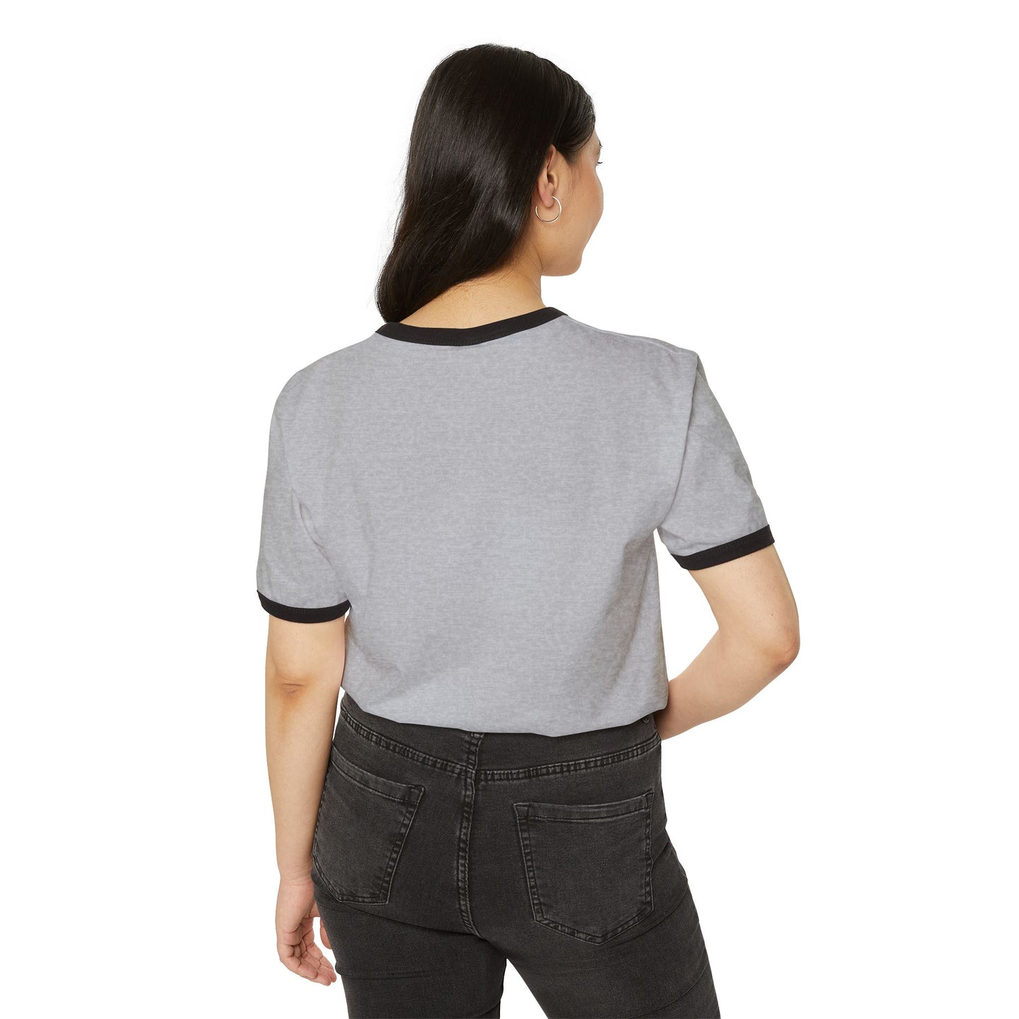 Sunset Peach Ringer Tee