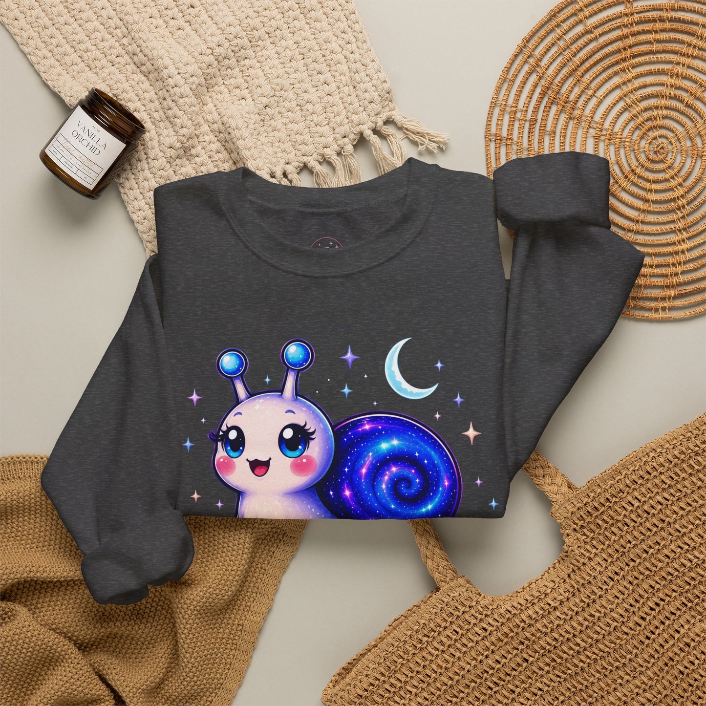 Blue Moon Crewneck Sweatshirt | Velvet Chaos Collection