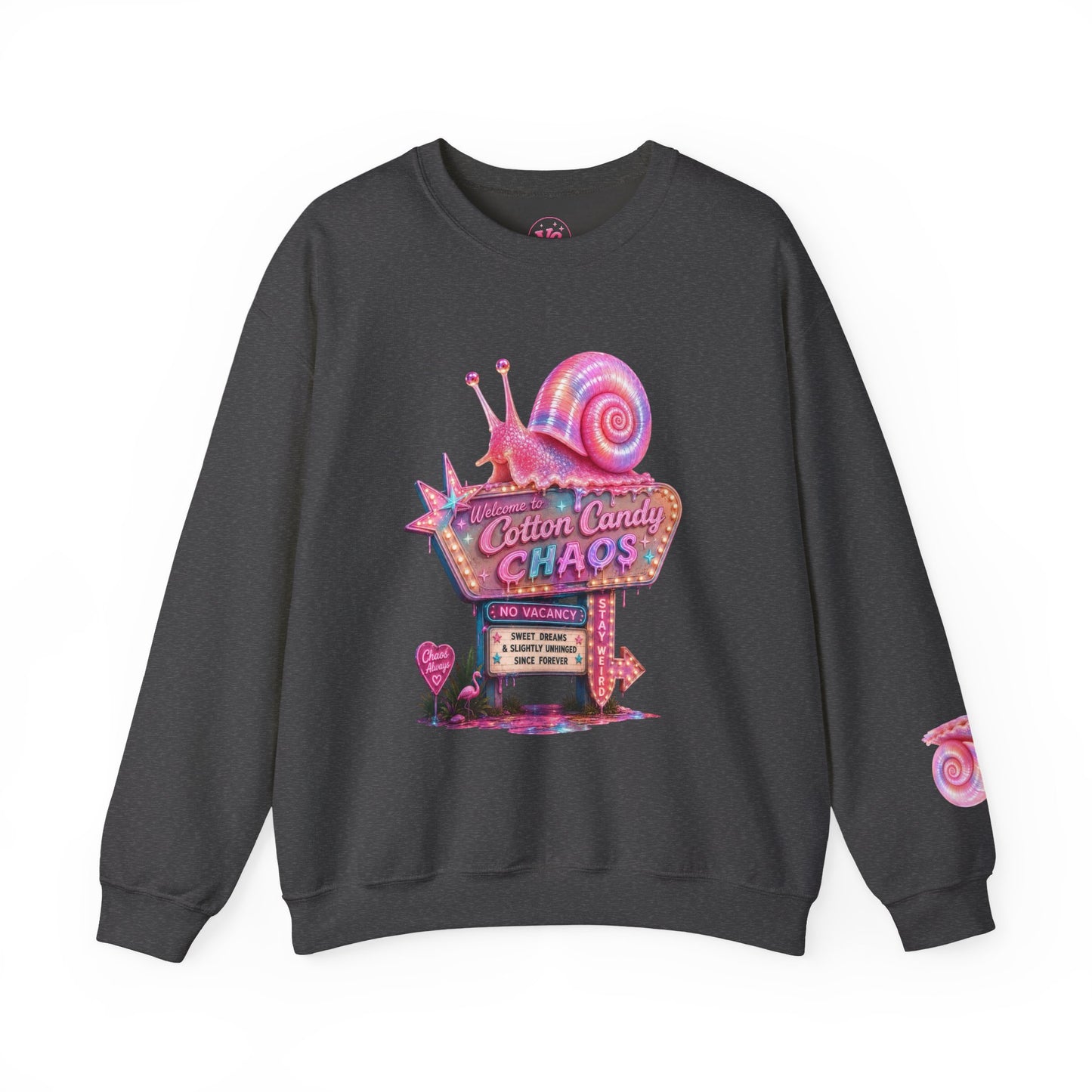 Cotton Candy Chaos Retro Motel Crewneck