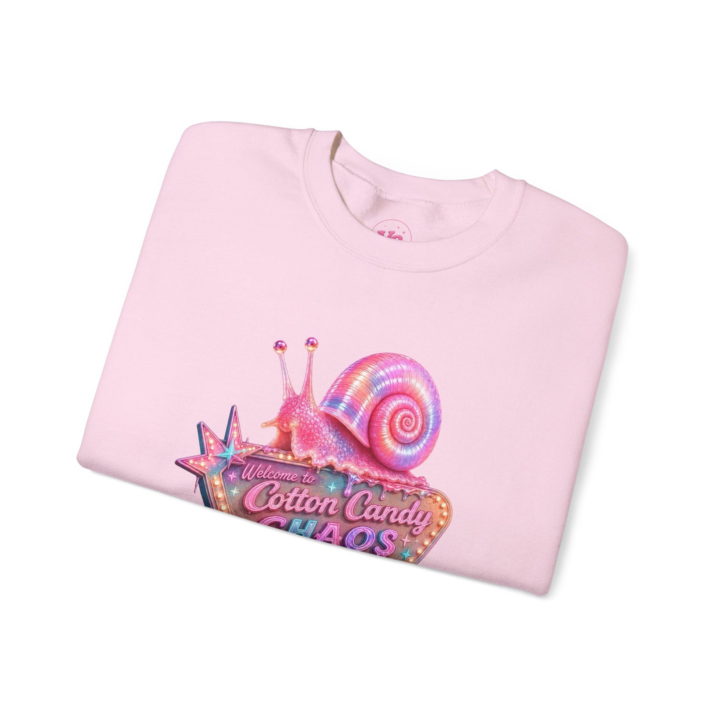 Cotton Candy Chaos Retro Motel Crewneck