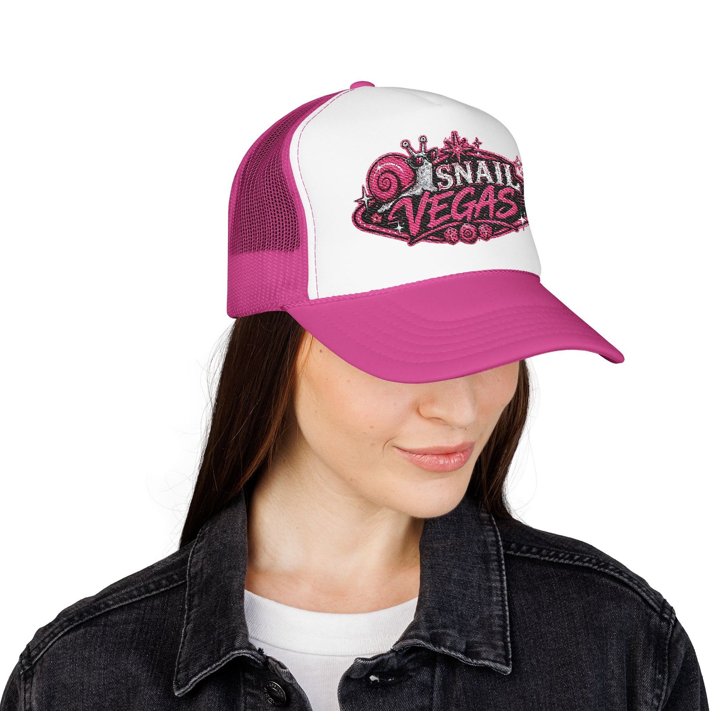 Snail Vegas Trucker Hat 🎰🐌✨