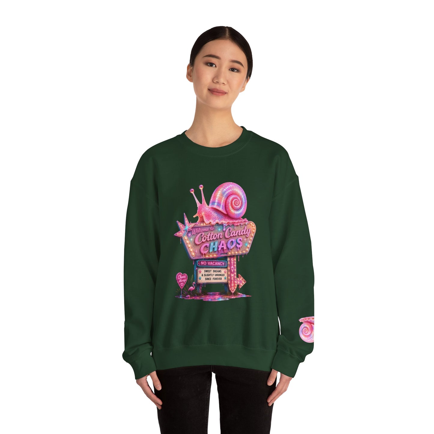 Cotton Candy Chaos Retro Motel Crewneck
