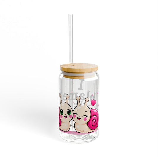 Snail’s Clear Fault Glass Tumbler