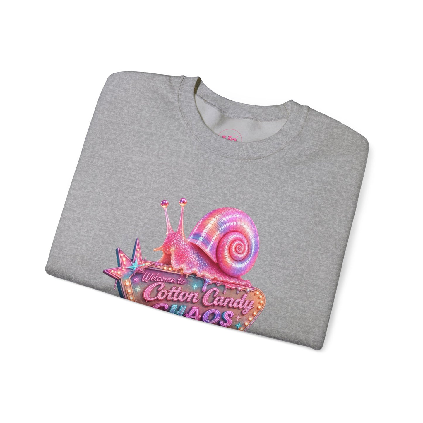 Cotton Candy Chaos Retro Motel Crewneck