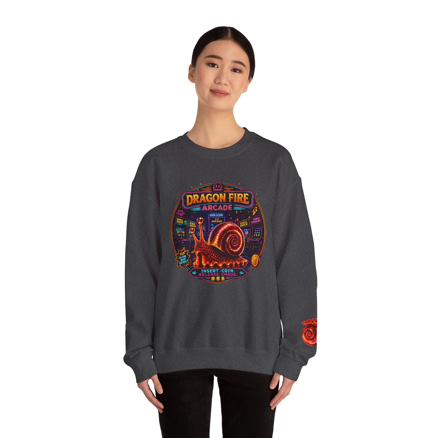 Dragon Fire Arcade Crewneck