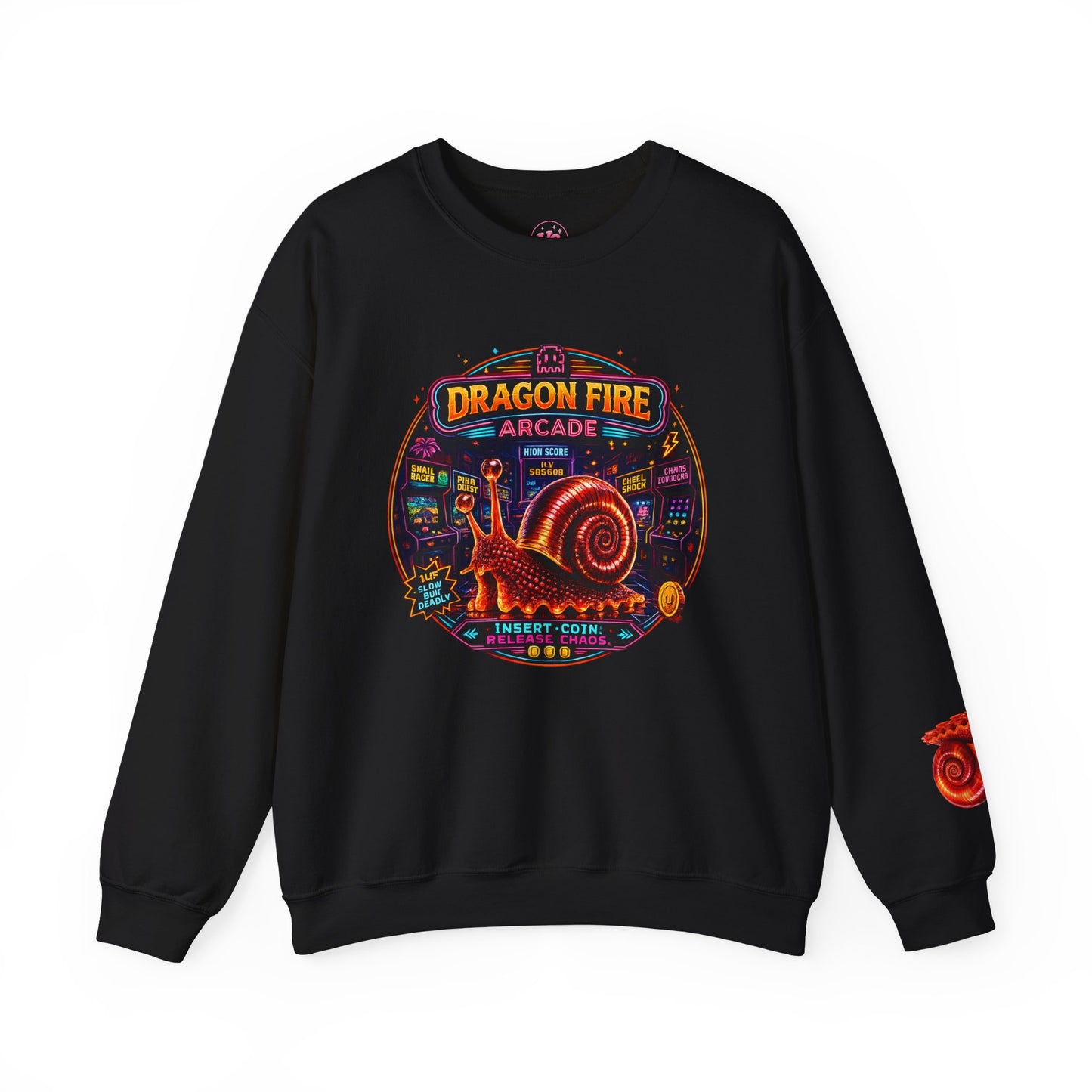 Dragon Fire Arcade Crewneck