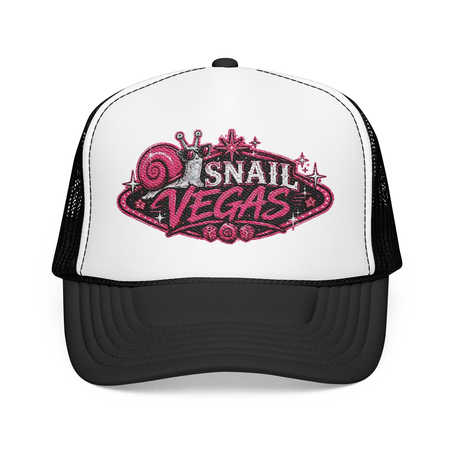 Snail Vegas Trucker Hat 🎰🐌✨