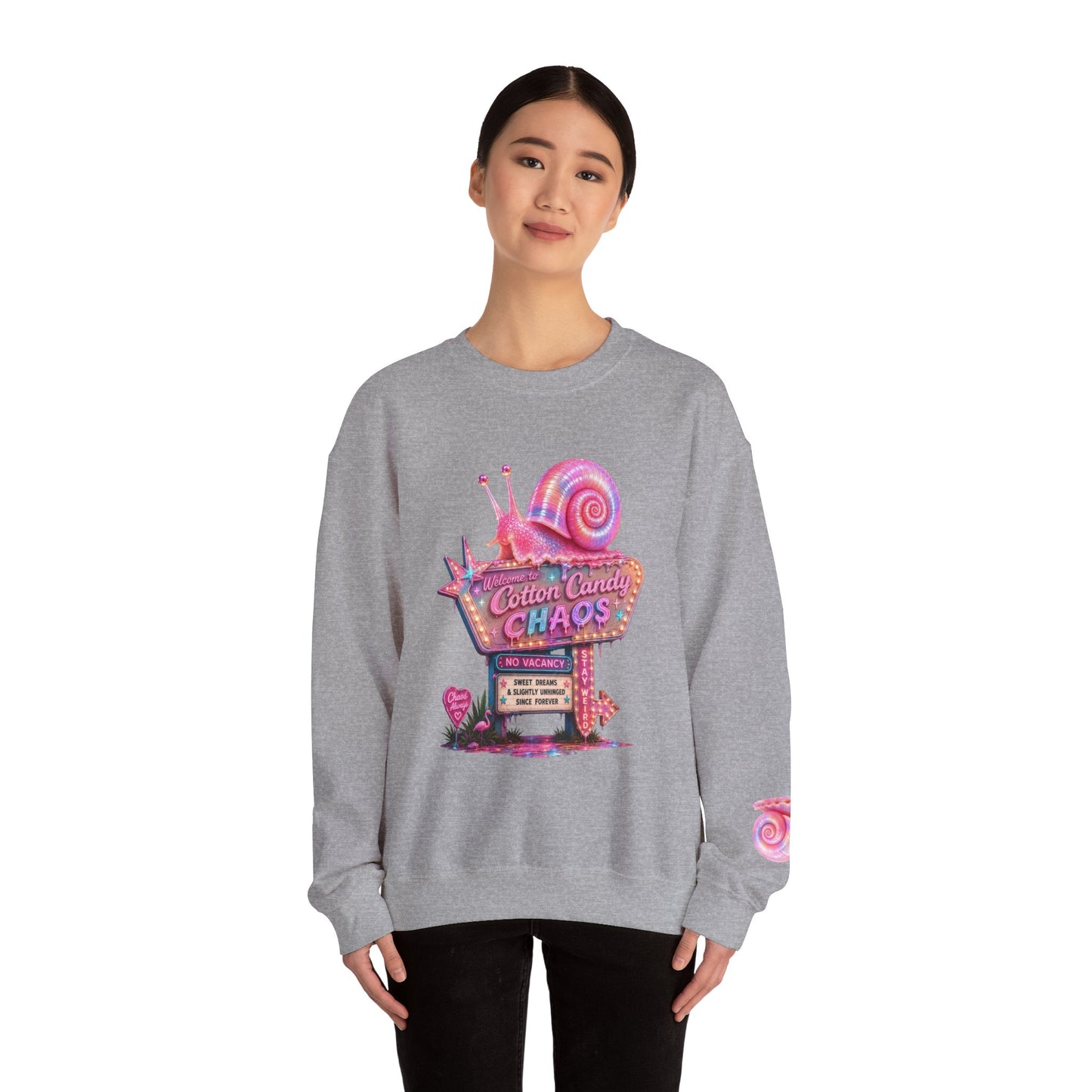 Cotton Candy Chaos Retro Motel Crewneck