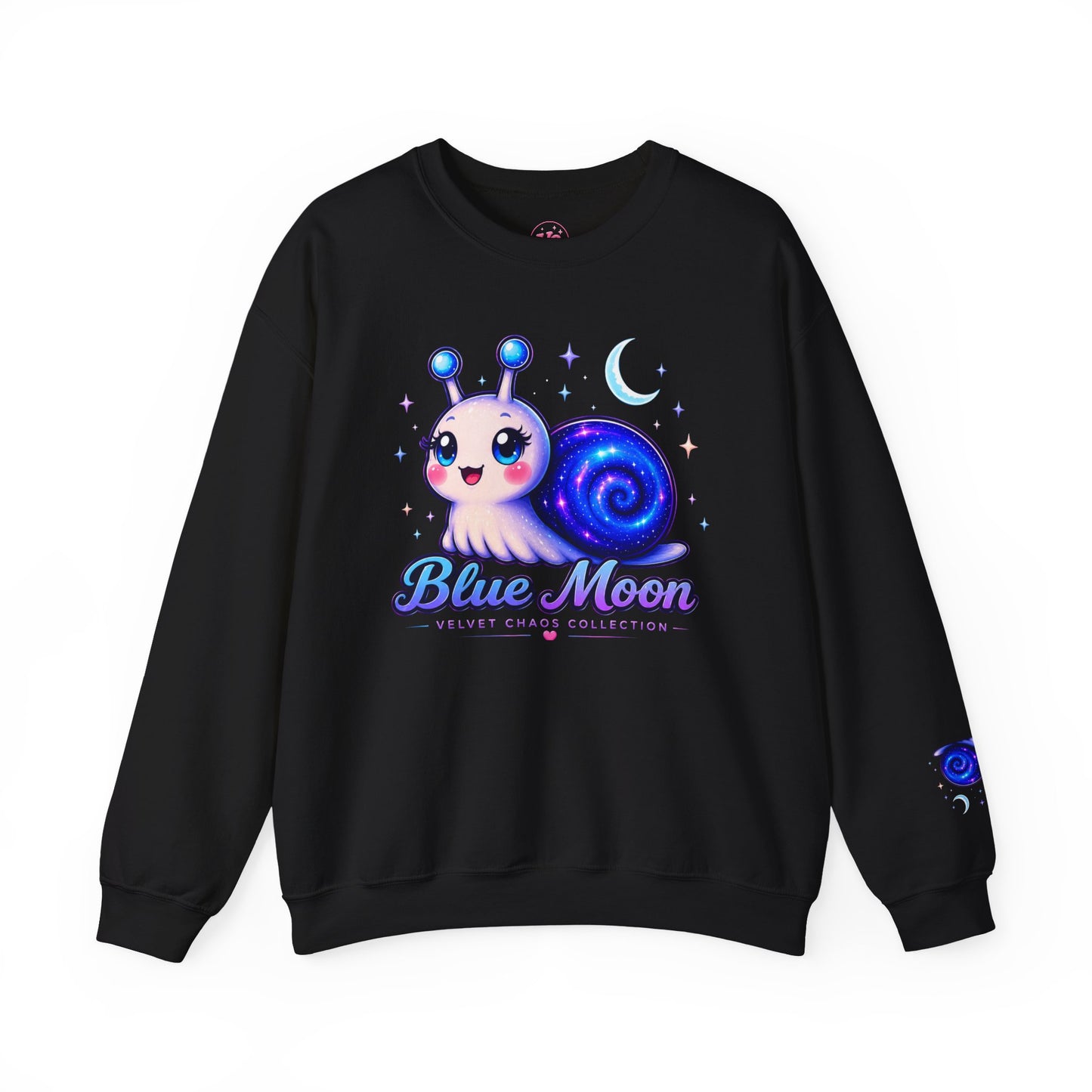 Blue Moon Crewneck Sweatshirt | Velvet Chaos Collection