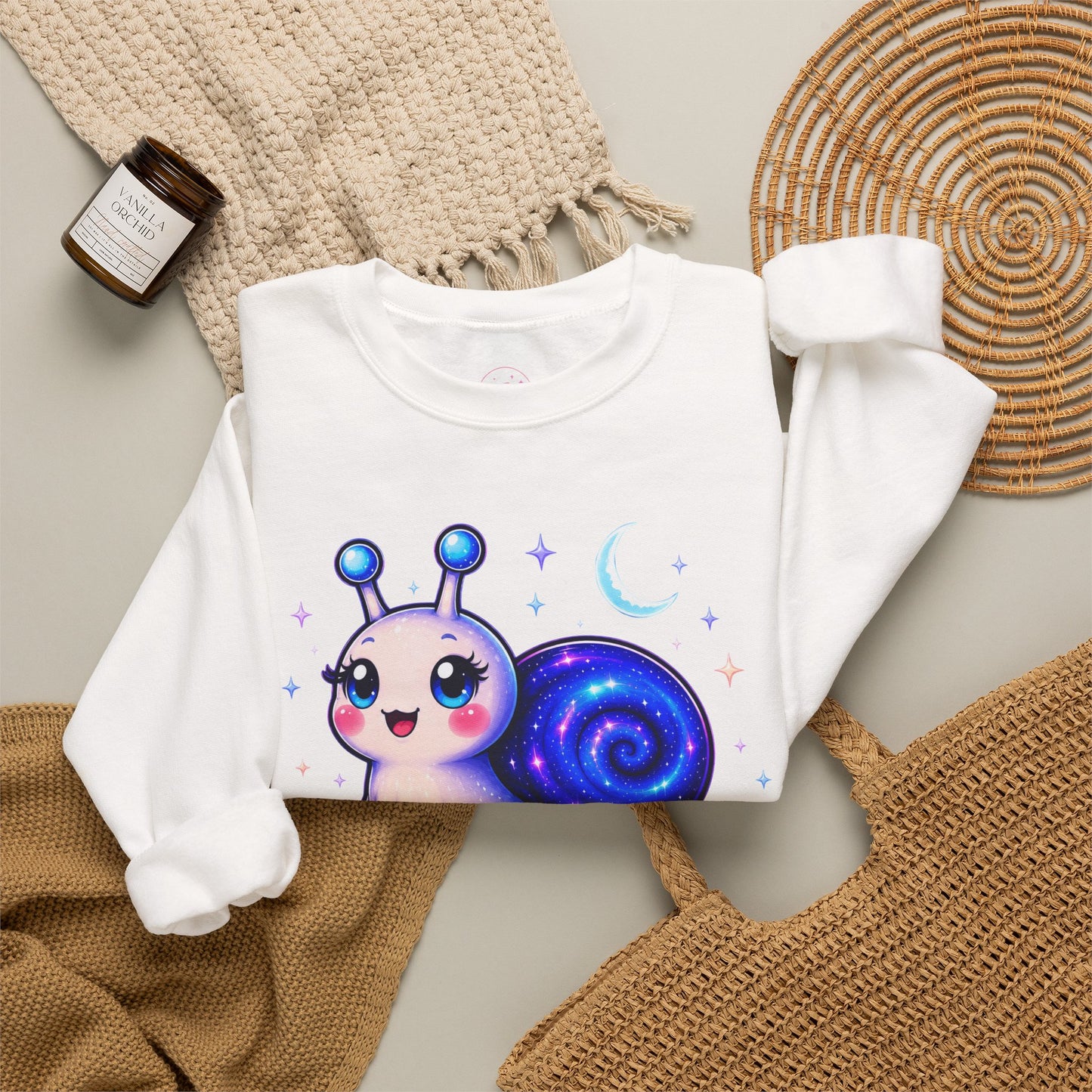 Blue Moon Crewneck Sweatshirt | Velvet Chaos Collection