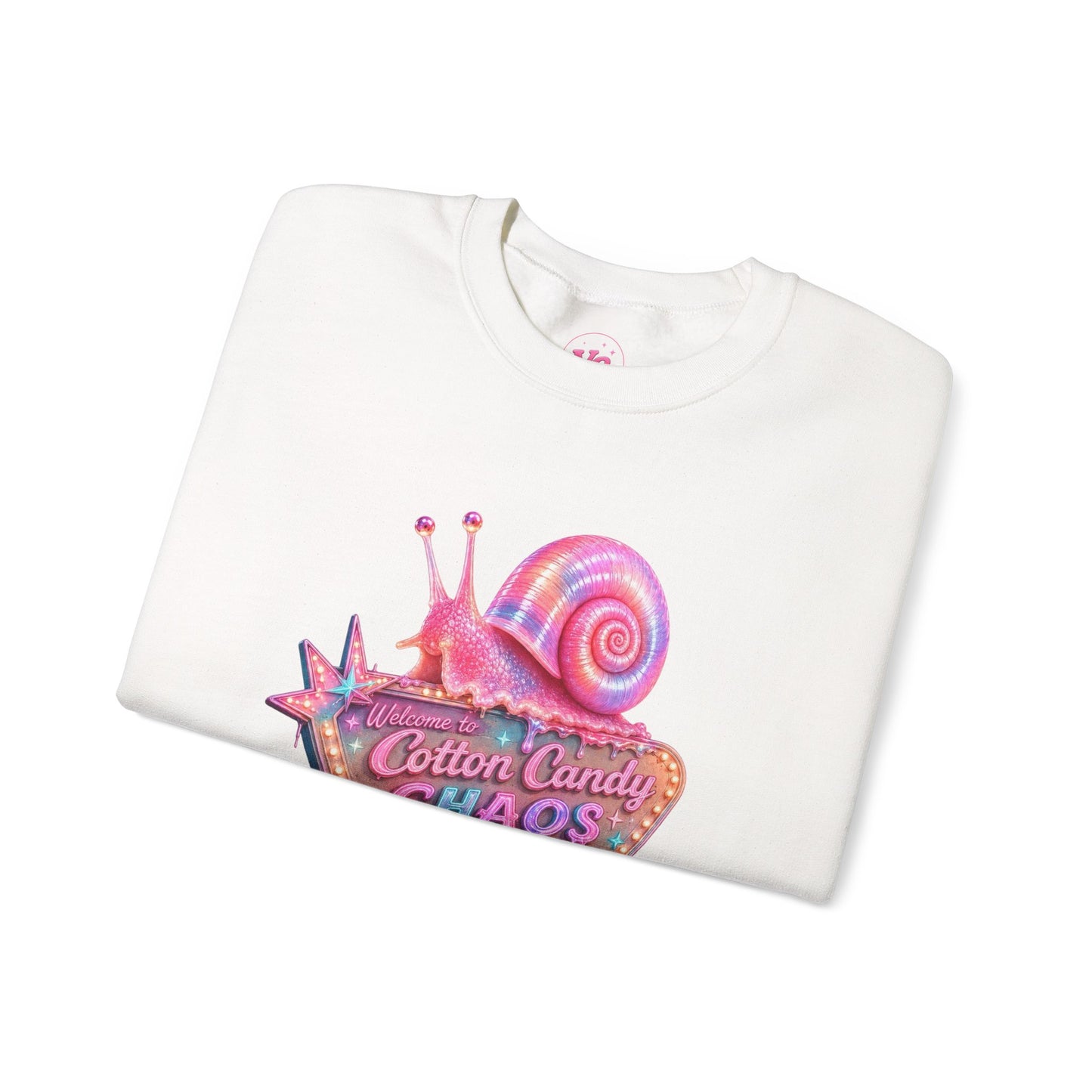 Cotton Candy Chaos Retro Motel Crewneck