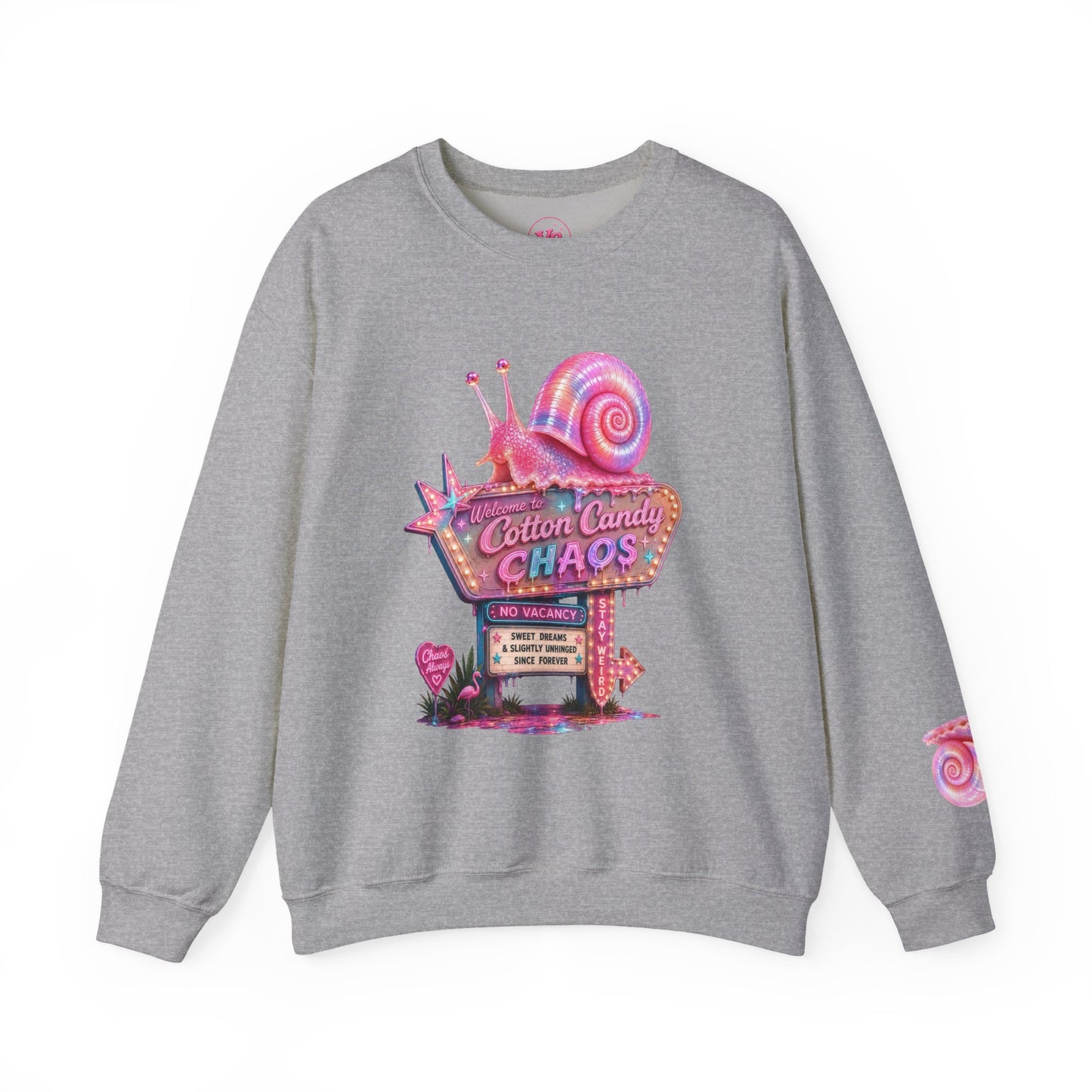 Cotton Candy Chaos Retro Motel Crewneck