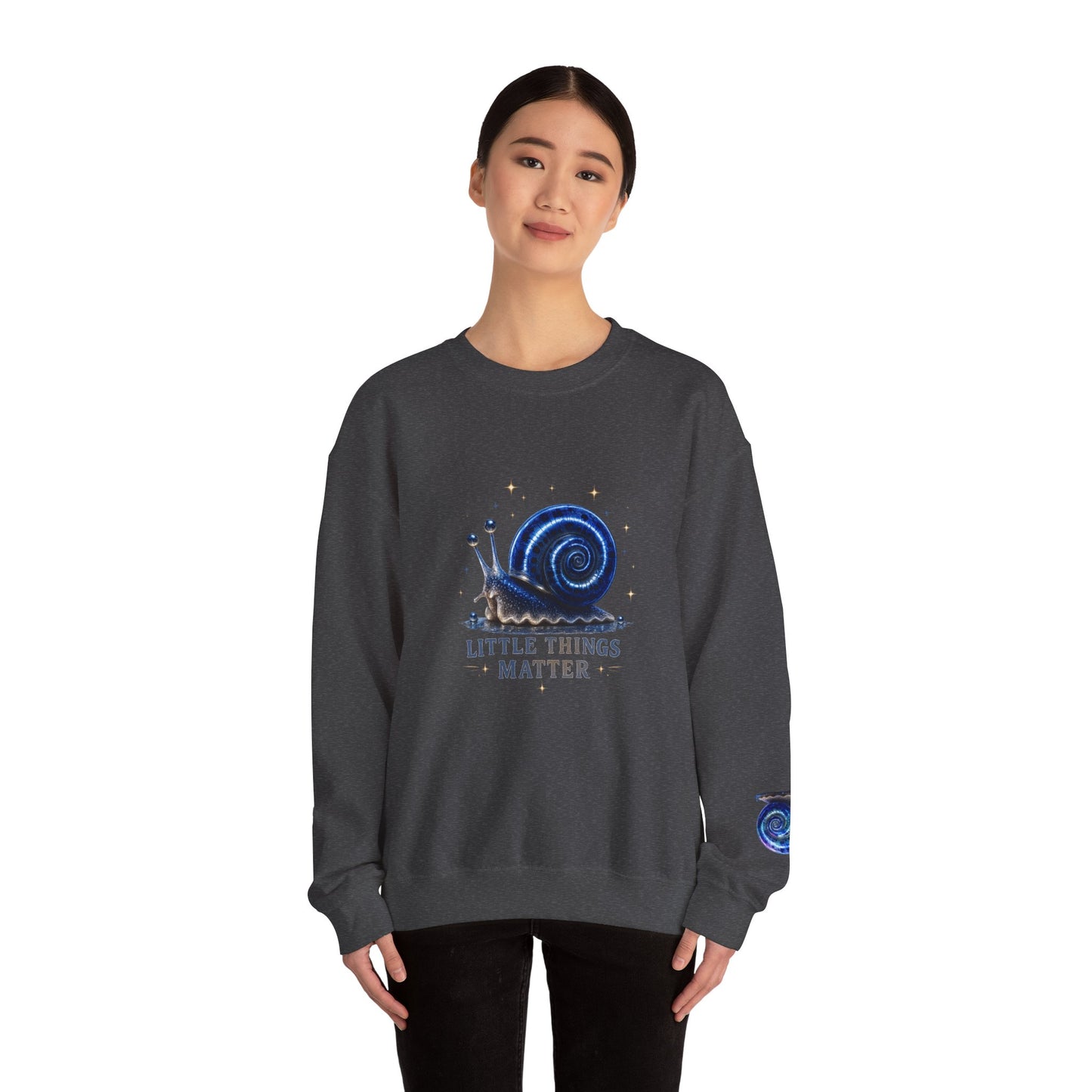 Little Things Matter Crewneck ✨🐌💙