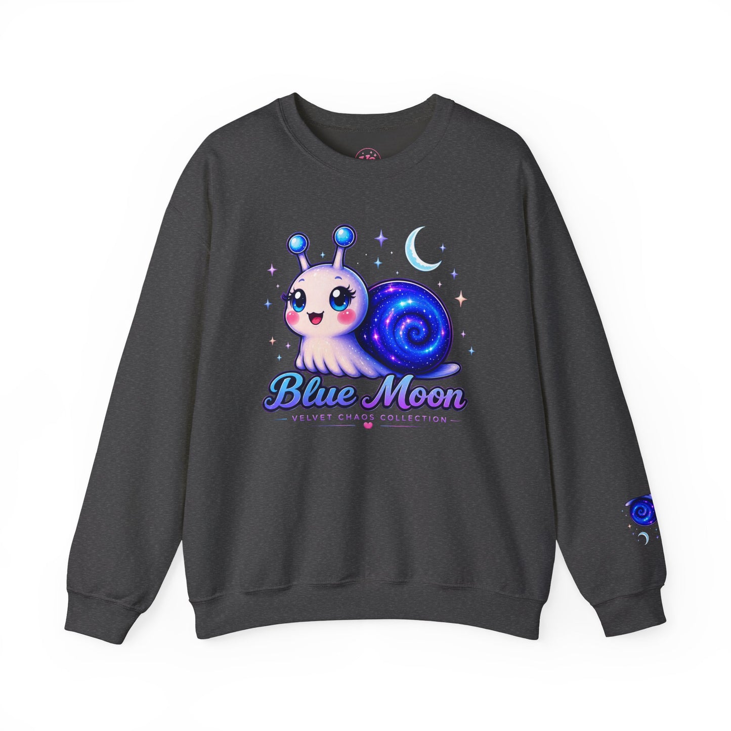 Blue Moon Crewneck Sweatshirt | Velvet Chaos Collection