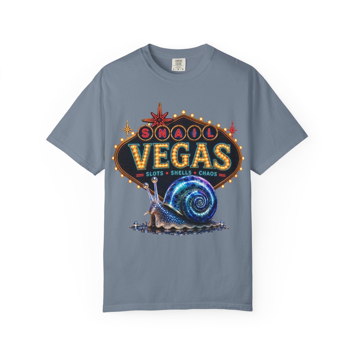 Snail Vegas Comfort Colors Tee 🎰🐌✨
