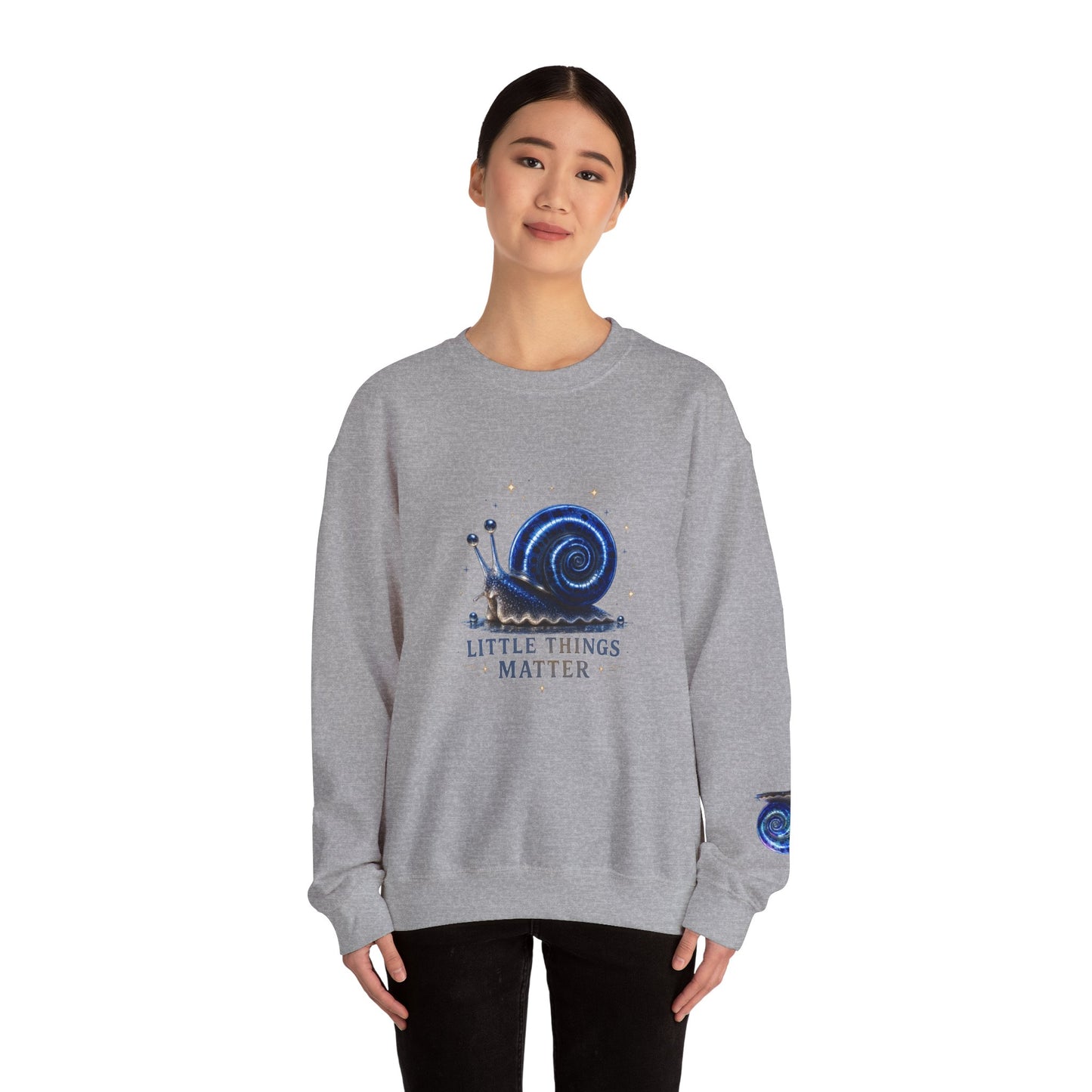 Little Things Matter Crewneck ✨🐌💙