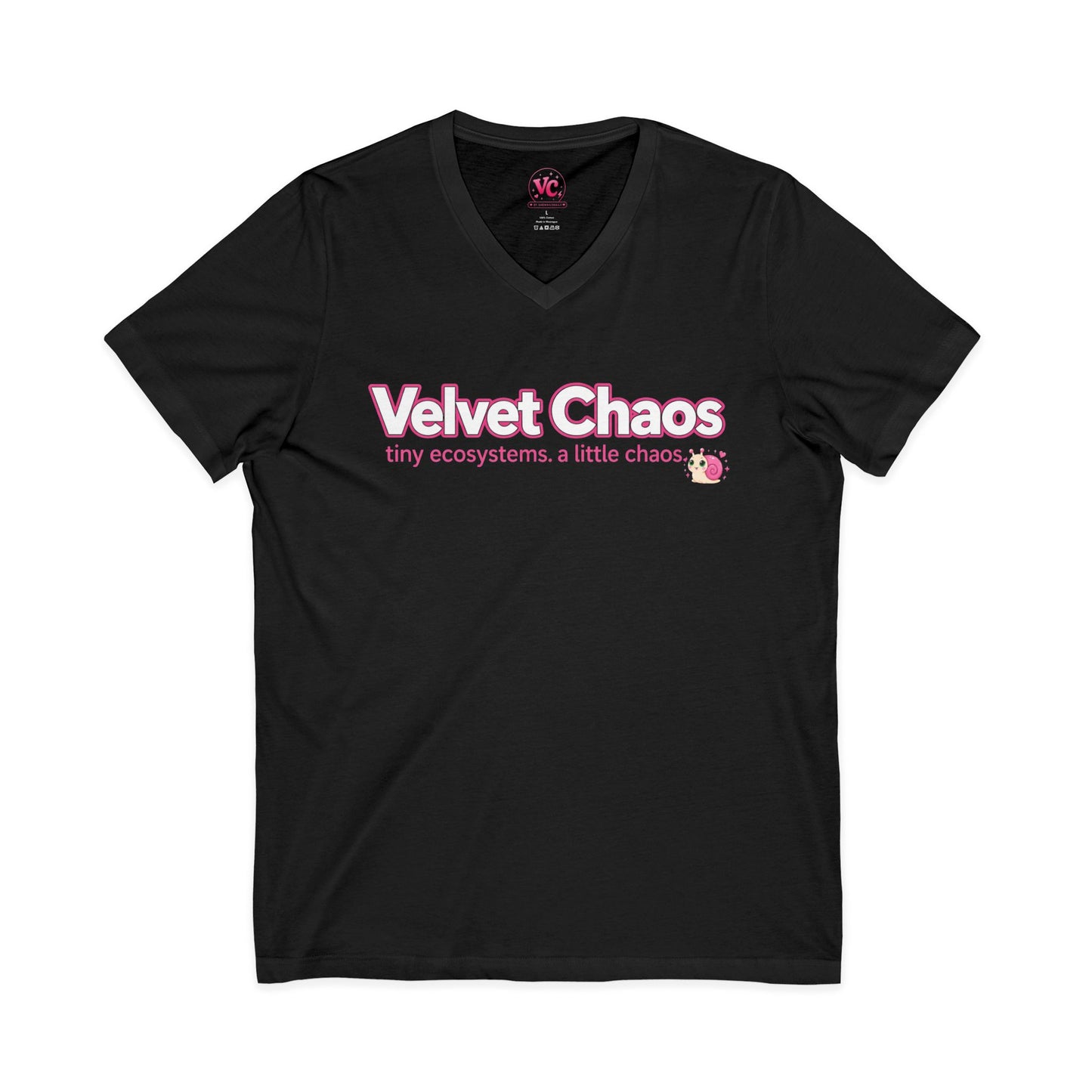 Velvet Chaos Classic V-Neck Tee