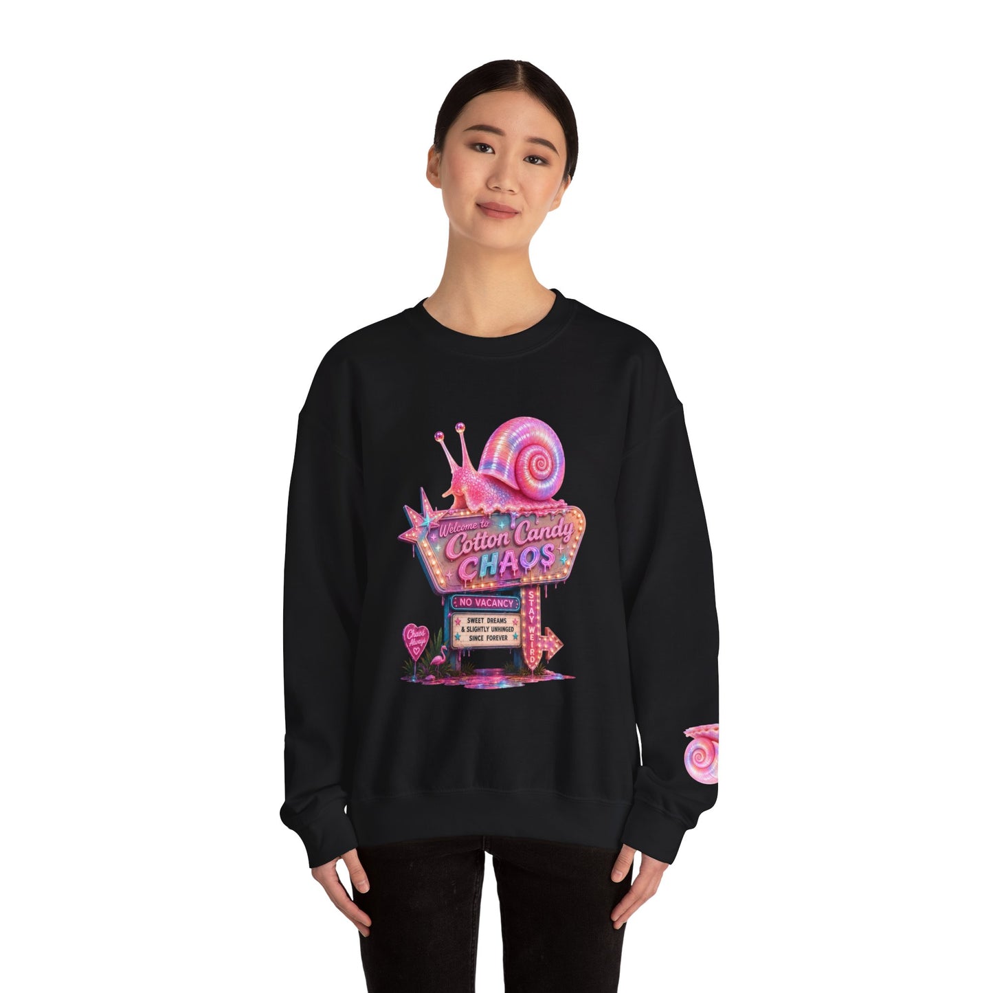 Cotton Candy Chaos Retro Motel Crewneck