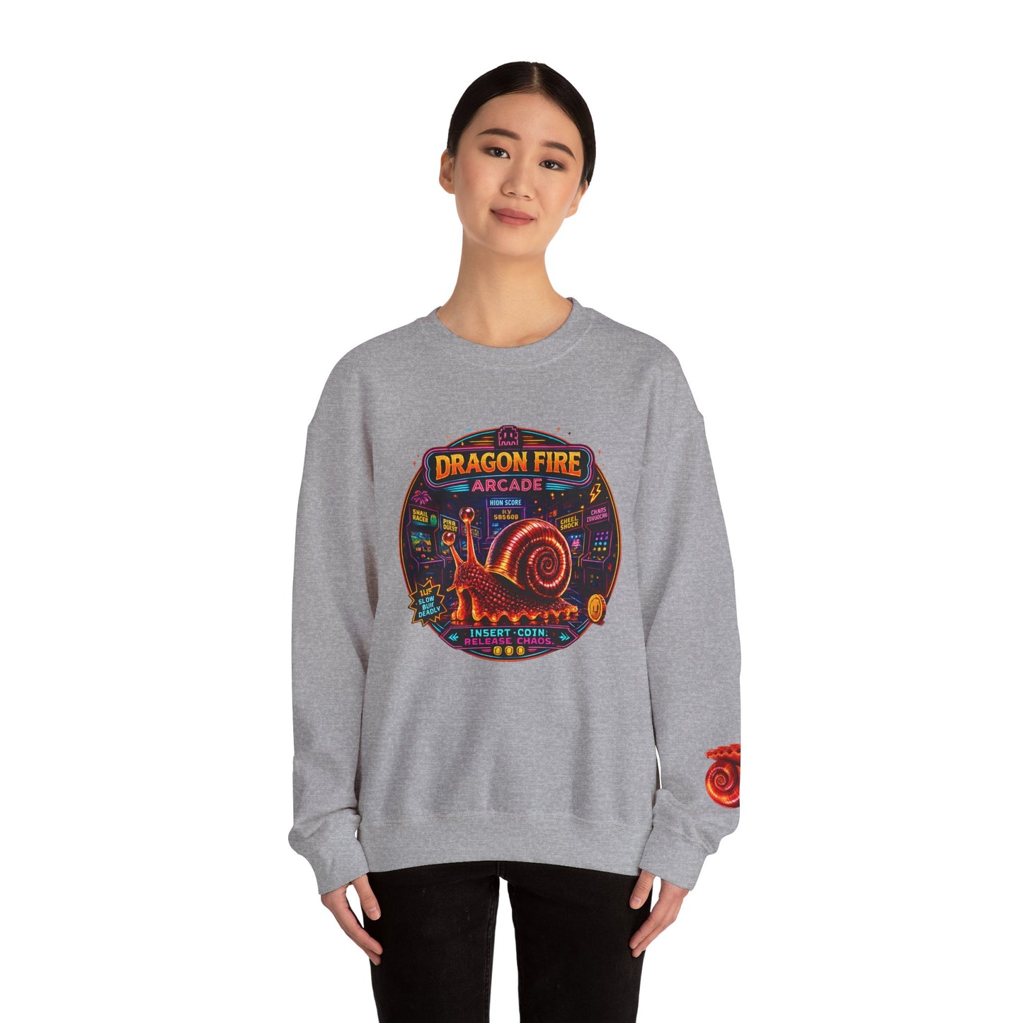 Dragon Fire Arcade Crewneck