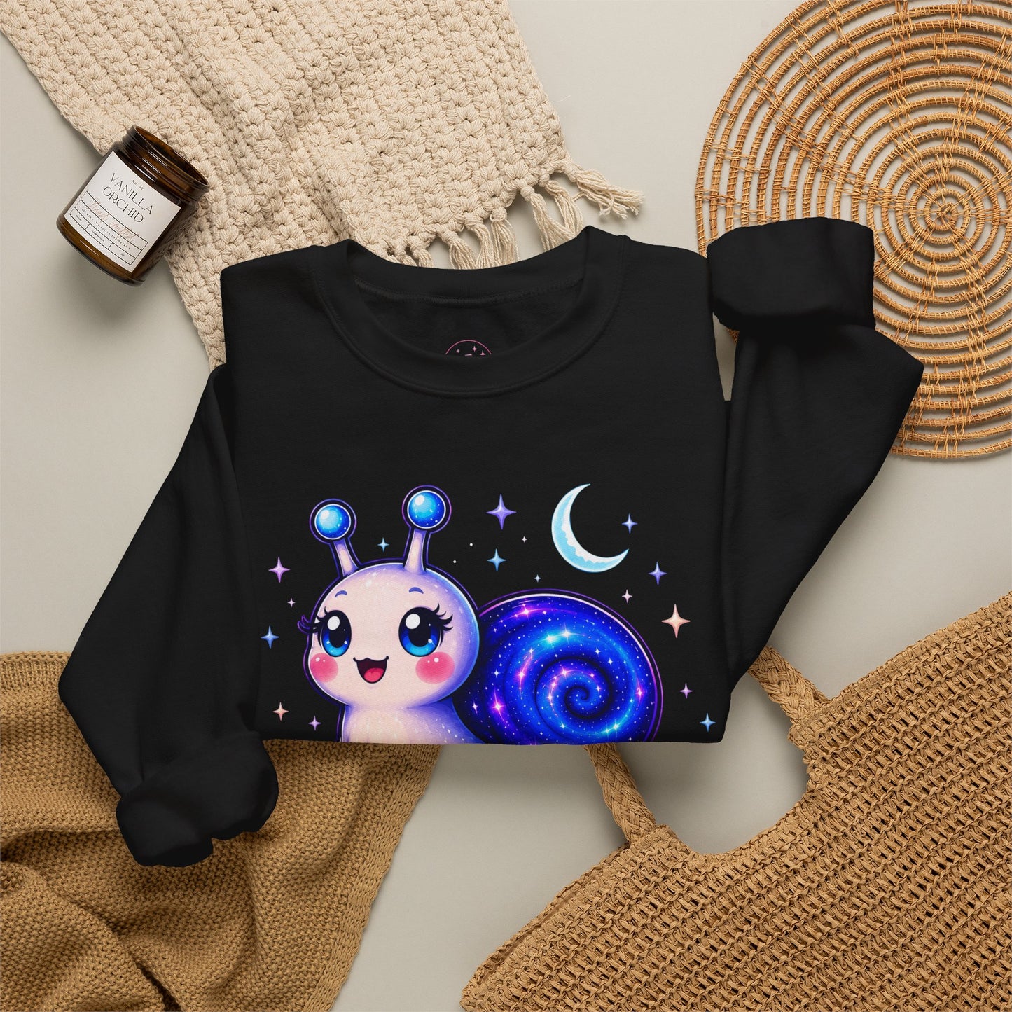 Blue Moon Crewneck Sweatshirt | Velvet Chaos Collection