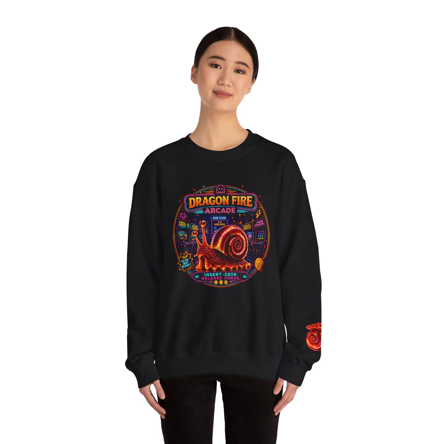 Dragon Fire Arcade Crewneck
