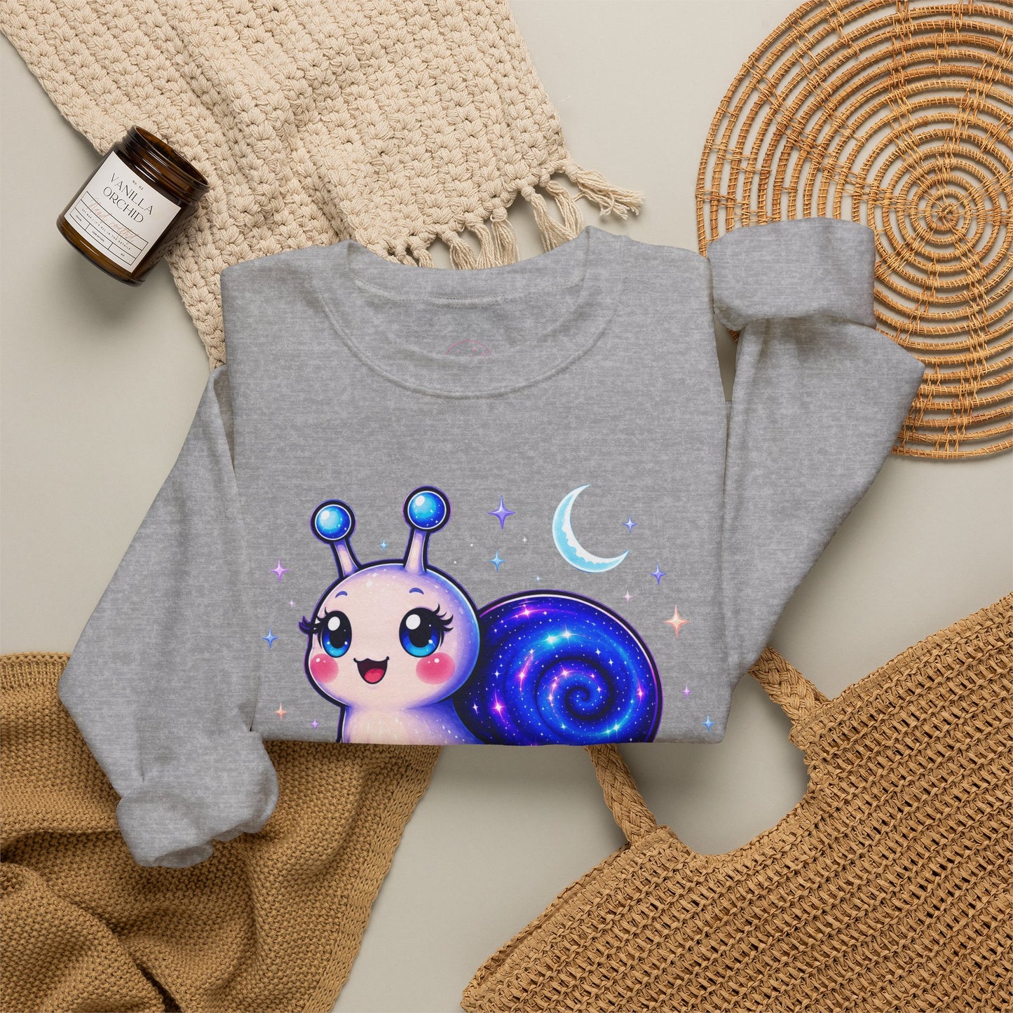 Blue Moon Crewneck Sweatshirt | Velvet Chaos Collection