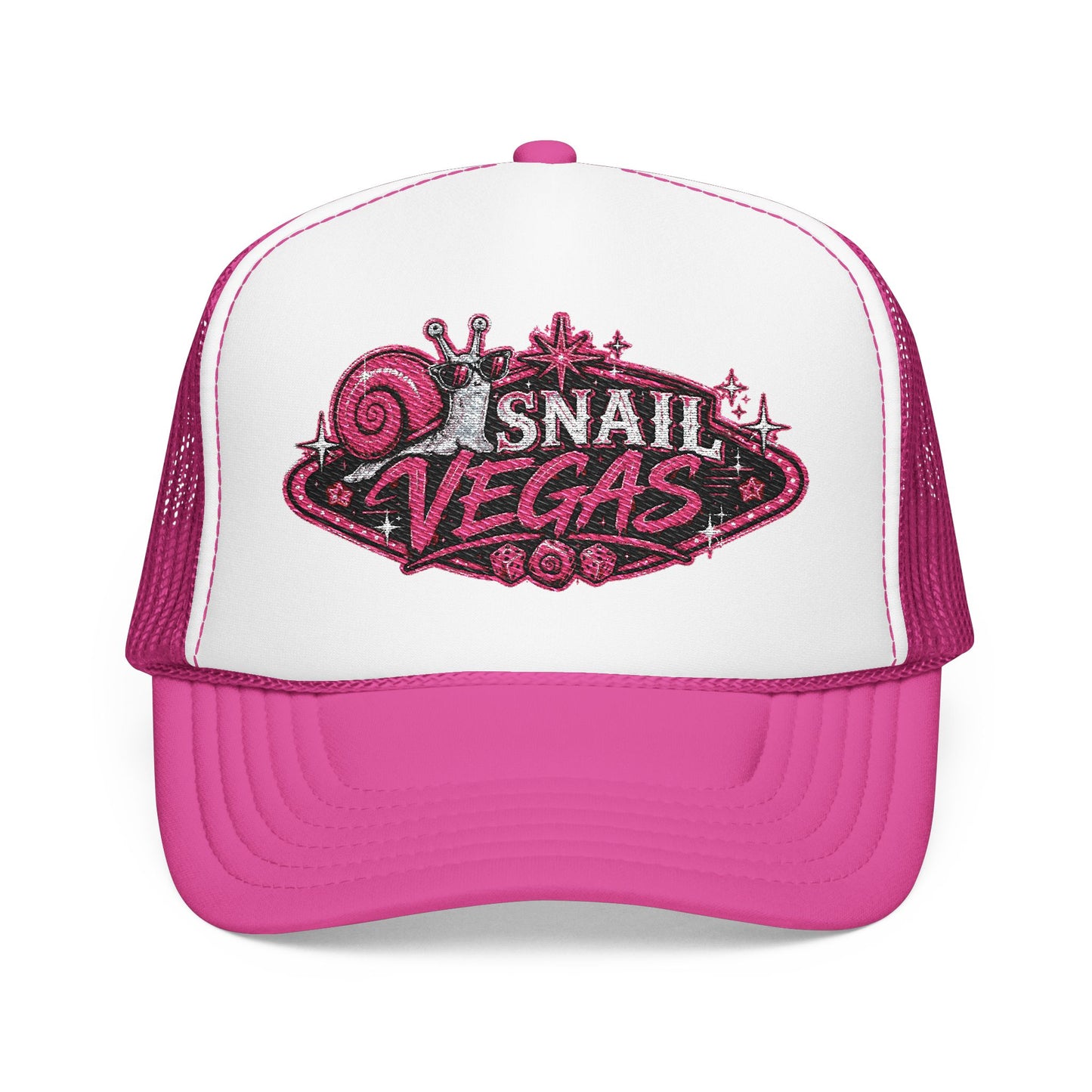 Snail Vegas Trucker Hat 🎰🐌✨