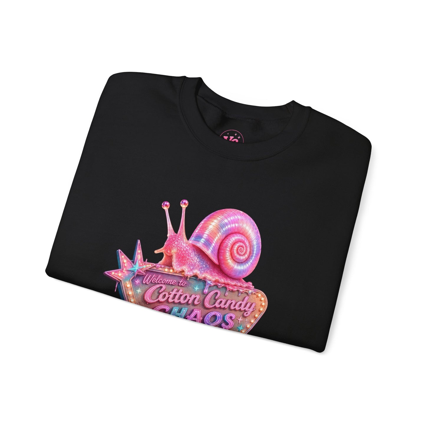 Cotton Candy Chaos Retro Motel Crewneck